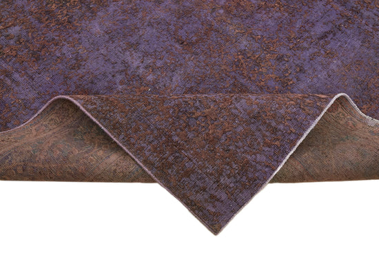 10x13 Purple Overdyed Large Area Rug - 44329