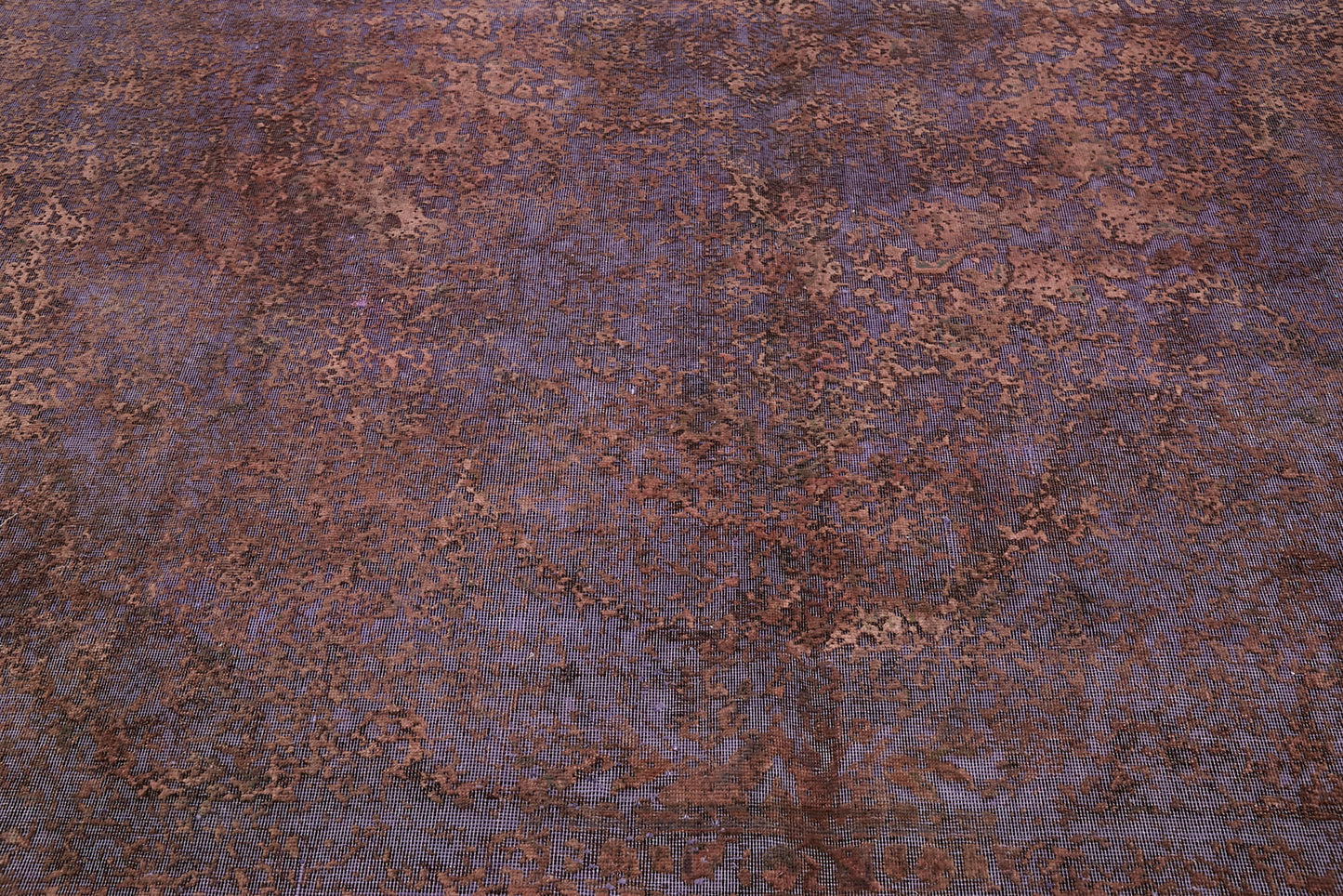 10x13 Purple Overdyed Large Area Rug - 44329