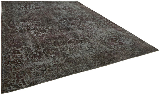 10x13 Grey Overdyed Large Area Rug - 44330