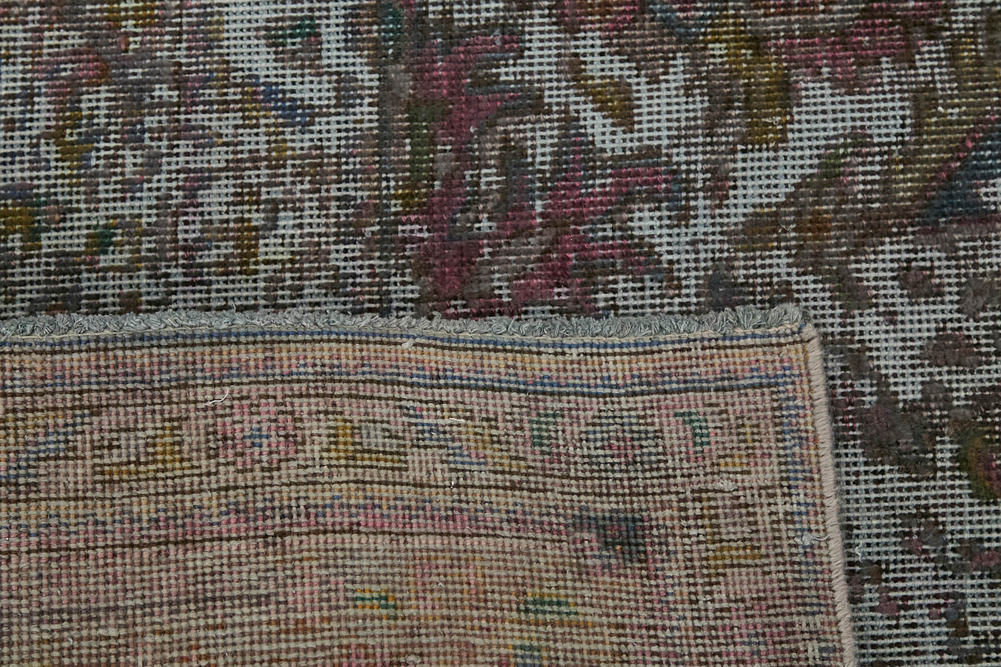 10x13 Grey Overdyed Large Area Rug - 44330