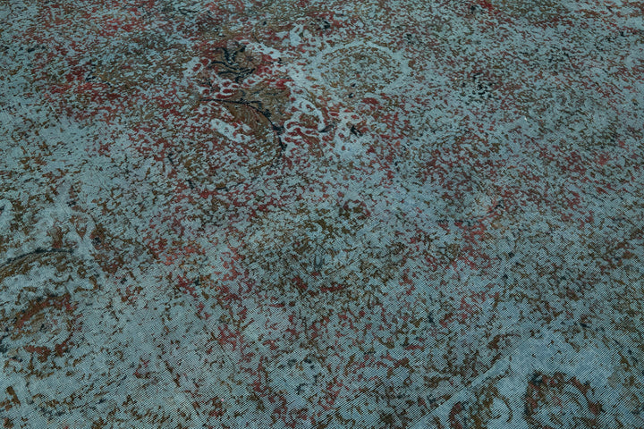 11x11 Blue Overdyed Large Area Rug - 44333