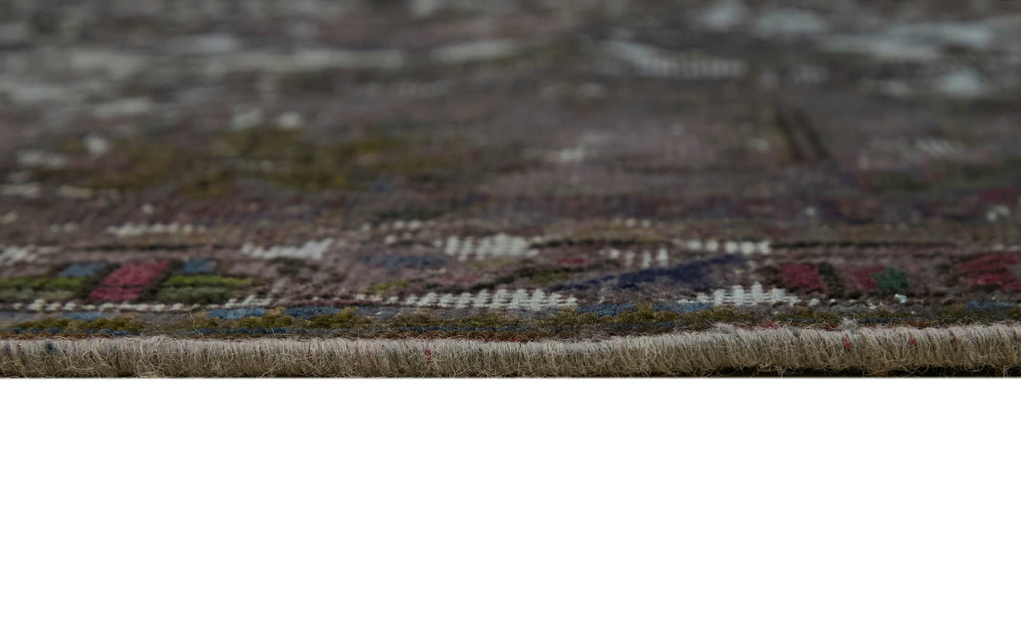 10x13 Grey Overdyed Large Area Rug - 44336