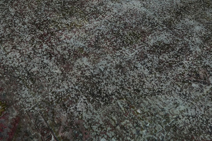 10x13 Grey Overdyed Large Area Rug - 44336