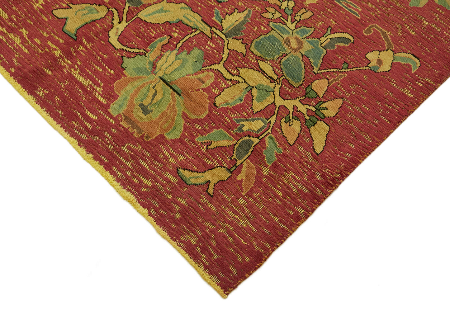 8x11 Red Overdyed Large Area Rug - 44339