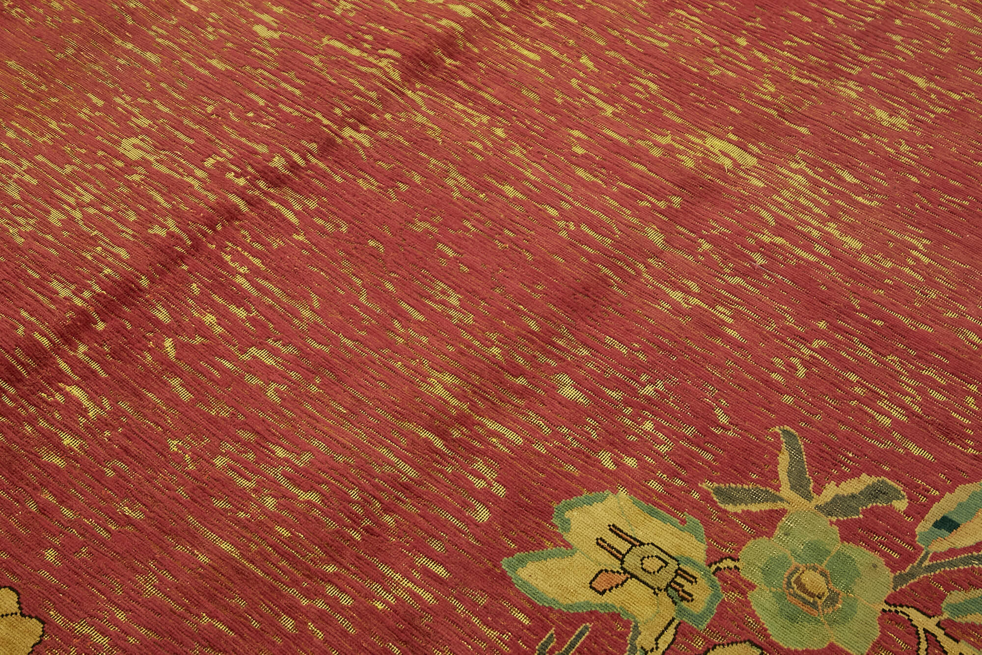 8x11 Red Overdyed Large Area Rug - 44339