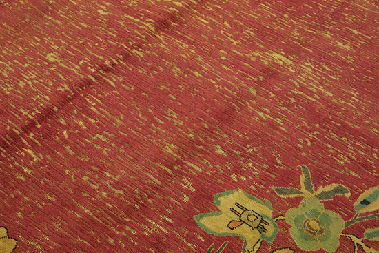 8x11 Red Overdyed Large Area Rug - 44339