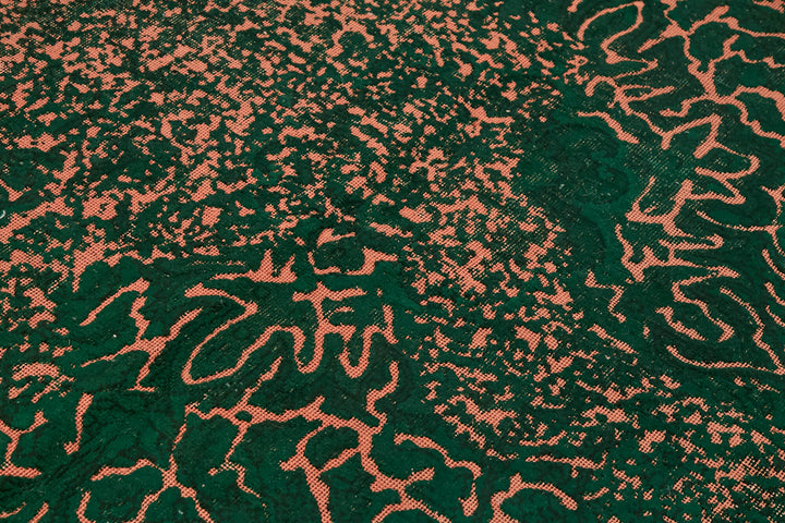 6x10 Green Overdyed Large Area Rug - 44342