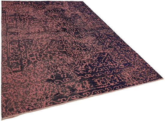 6x9 Purple Overdyed Large Area Rug - 44343