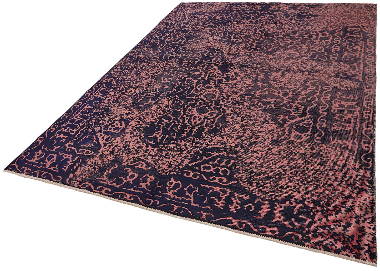 6x9 Purple Overdyed Large Area Rug - 44343