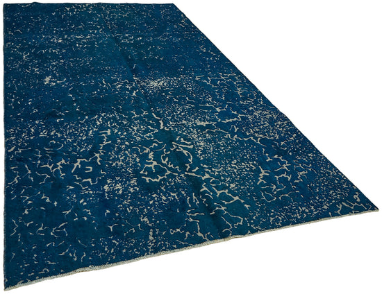 6x10 Blue Overdyed Large Area Rug - 44344