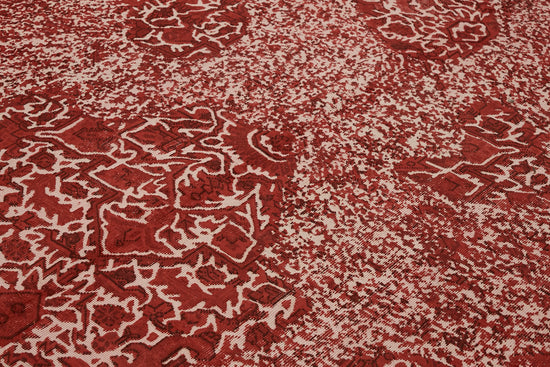 9x12 Red Overdyed Large Area Rug - 44345