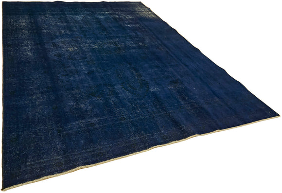 8x11 Blue Overdyed Large Area Rug - 44346