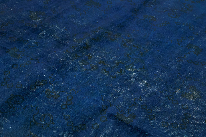 8x11 Blue Overdyed Large Area Rug - 44346
