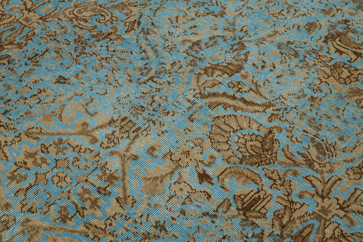 7x9 Grey Overdyed Large Area Rug - 44350