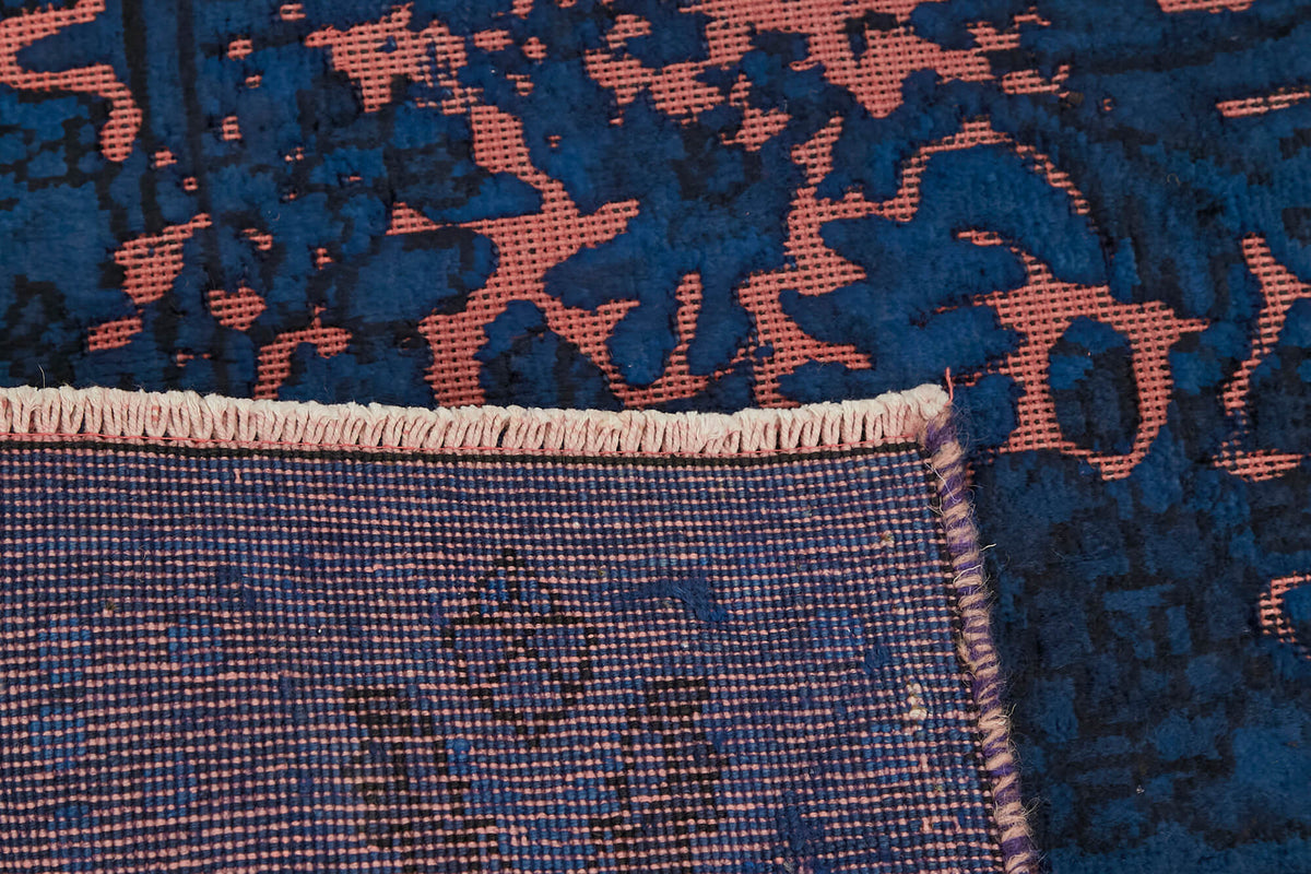 6x9 Blue Overdyed Large Area Rug - 44352