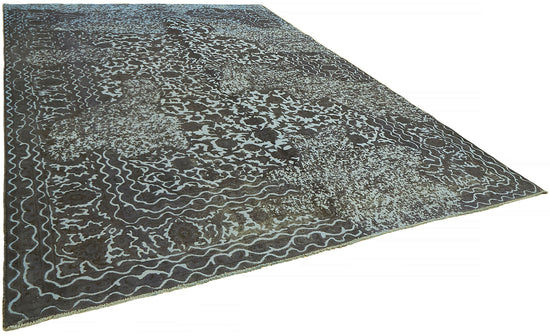 10x13 Grey Overdyed Large Area Rug - 44364