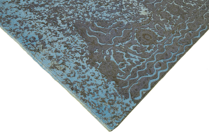 10x13 Grey Overdyed Large Area Rug - 44364