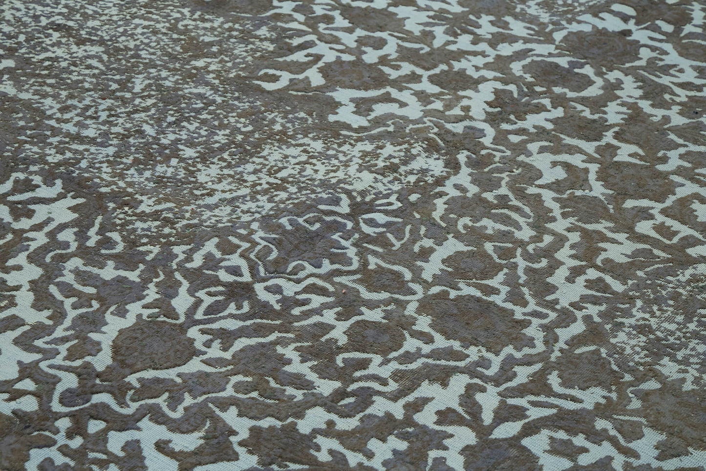 10x13 Grey Overdyed Large Area Rug - 44364