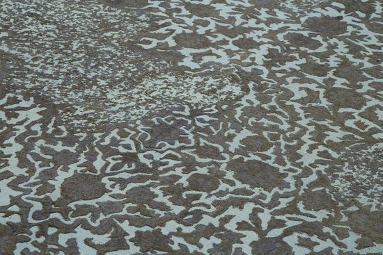 10x13 Grey Overdyed Large Area Rug - 44364