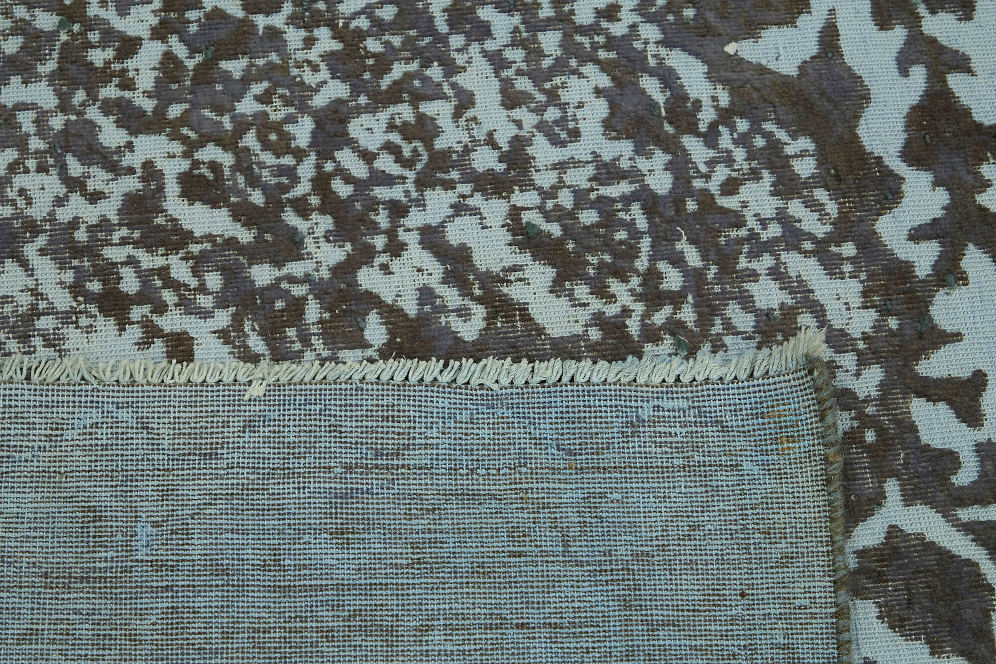 10x13 Grey Overdyed Large Area Rug - 44364