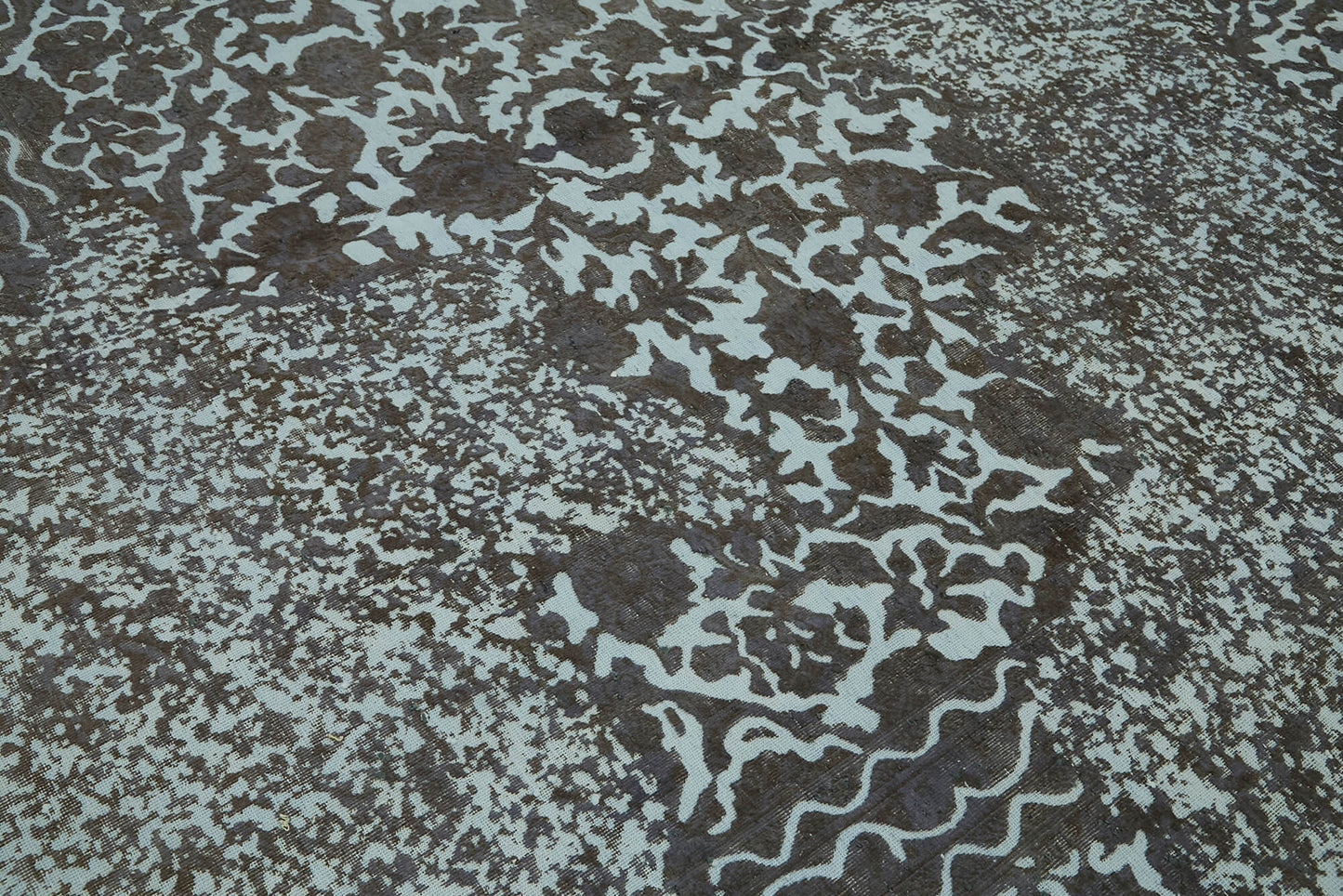 10x13 Grey Overdyed Large Area Rug - 44364