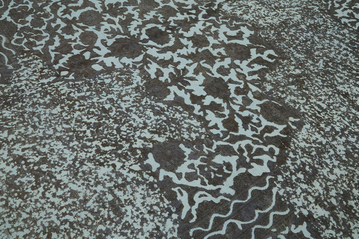 10x13 Grey Overdyed Large Area Rug - 44364