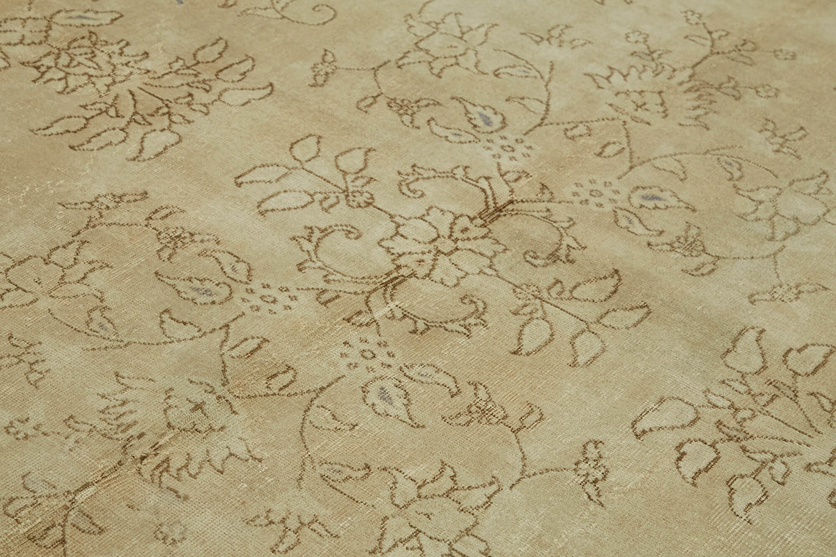 8x12 Beige Vintage Large Area Rug - 44372