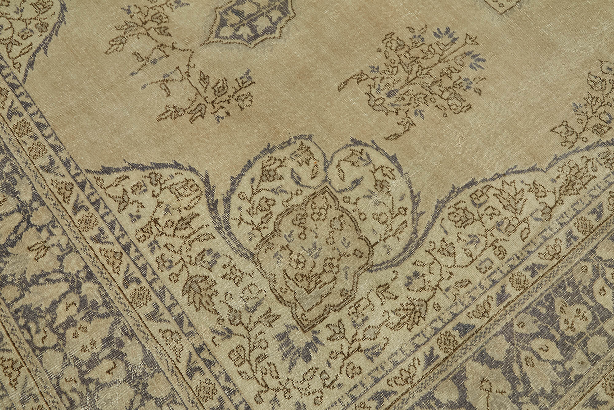 8x12 Beige Vintage Large Area Rug - 44377