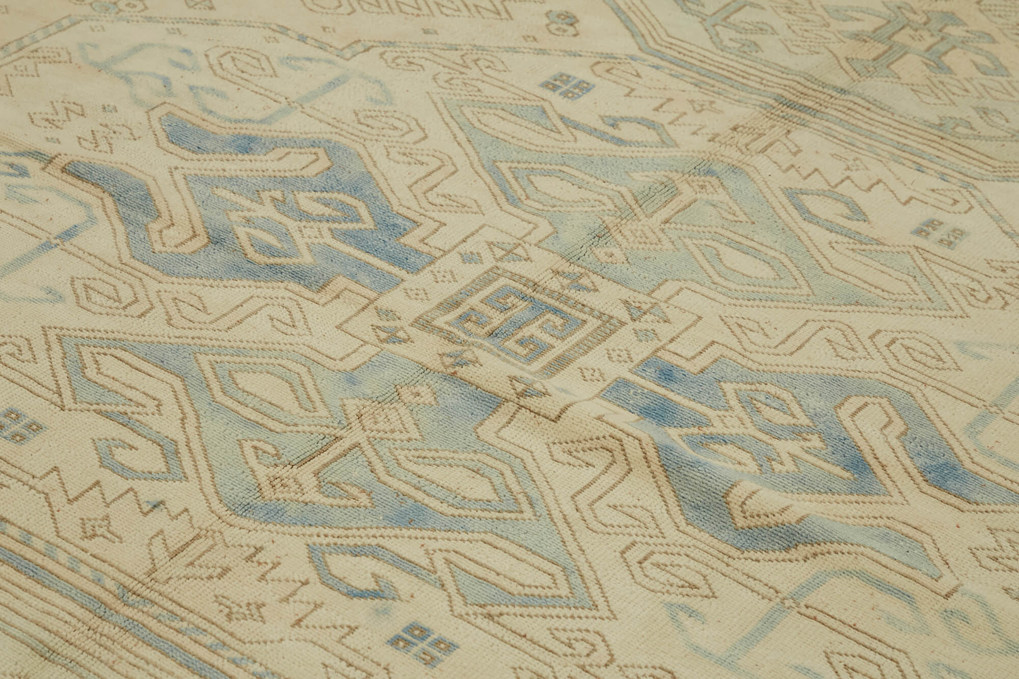 9x11 Beige Vintage Large Area Rug - 44383