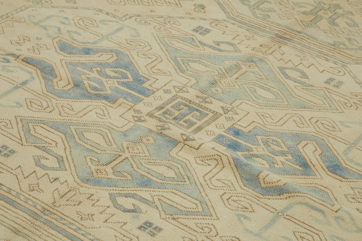 9x11 Beige Vintage Large Area Rug - 44383