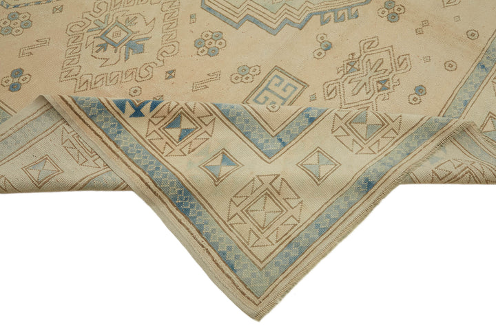 9x11 Beige Vintage Large Area Rug - 44383