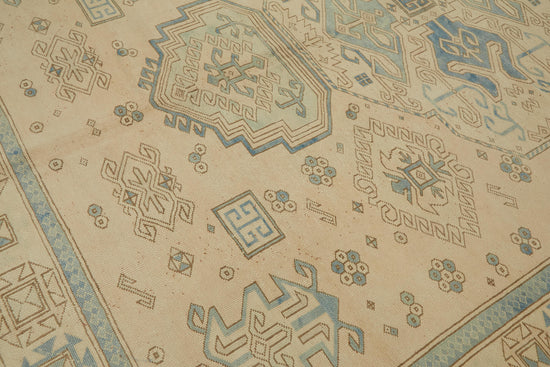 9x11 Beige Vintage Large Area Rug - 44383