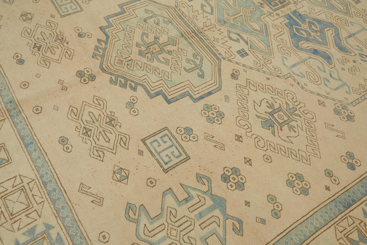 9x11 Beige Vintage Large Area Rug - 44383