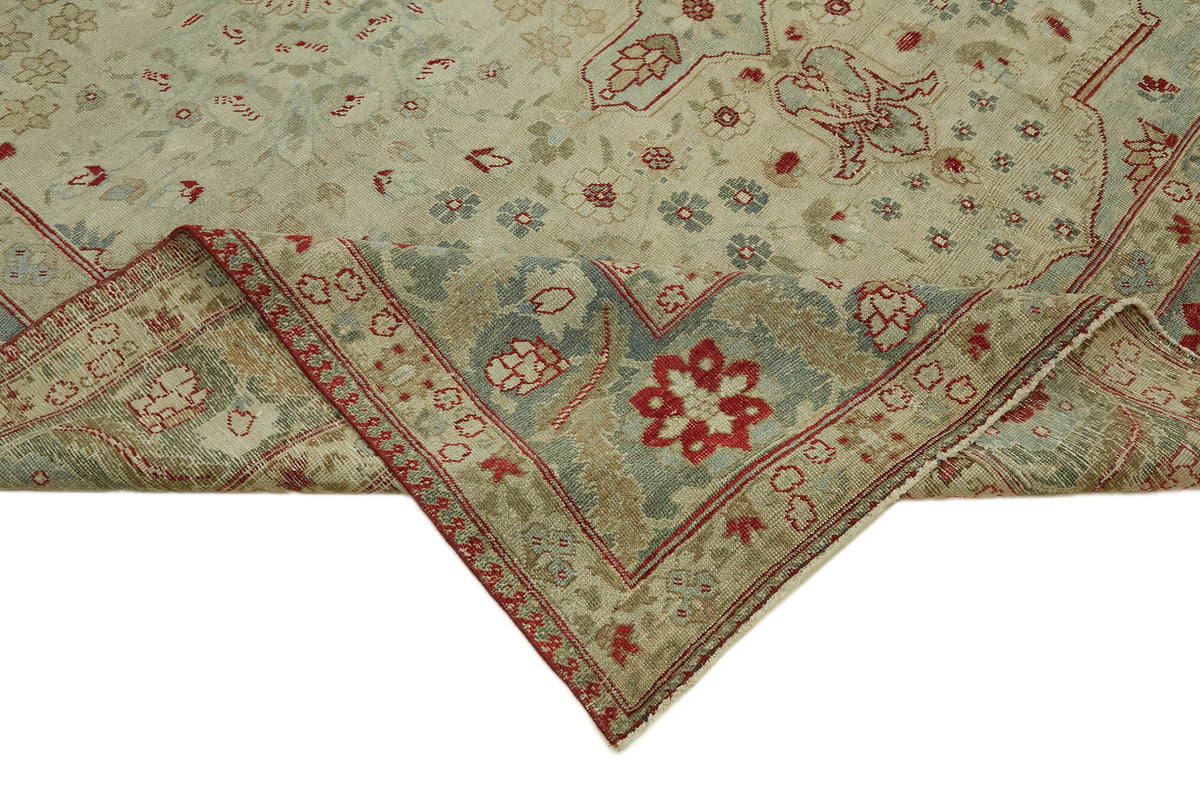 8x12 Beige Vintage Large Area Rug - 44409