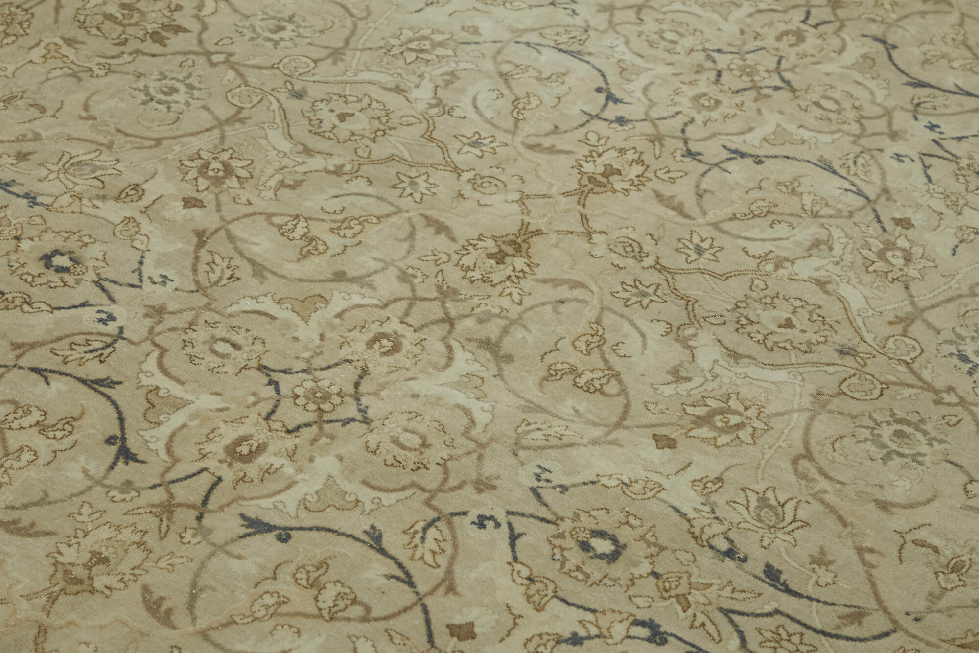 7x11 Beige Vintage Large Area Rug - 44417