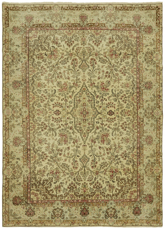 9x12 Beige Vintage Large Area Rug - 44418