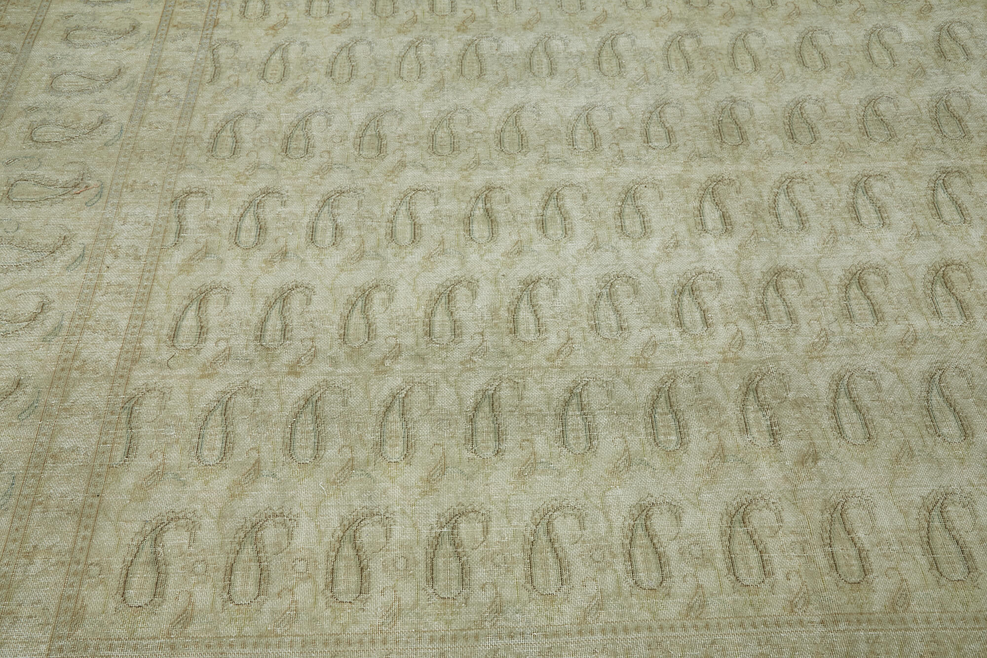 10x13 Beige Vintage Large Area Rug - 44422