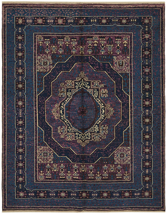 5x7 Blue Oushak Rug - 44450