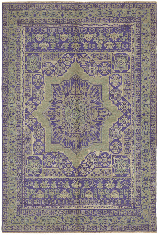 6x8 Purple Oushak Rug - 44457