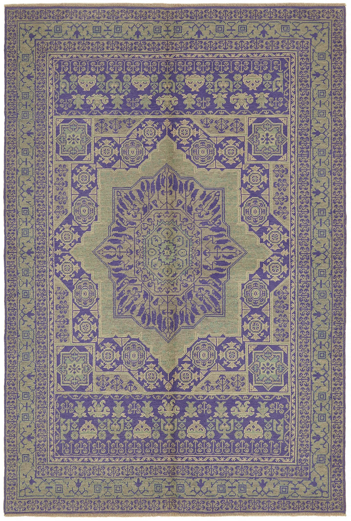 6x8 Purple Oushak Rug - 44457