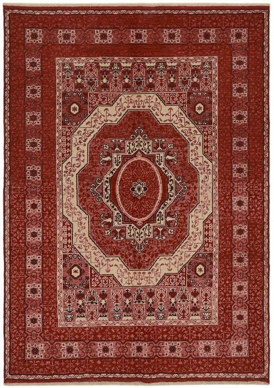 6x8 Red Oushak Rug - 44462