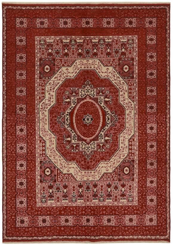 6x8 Red Oushak Rug - 44462