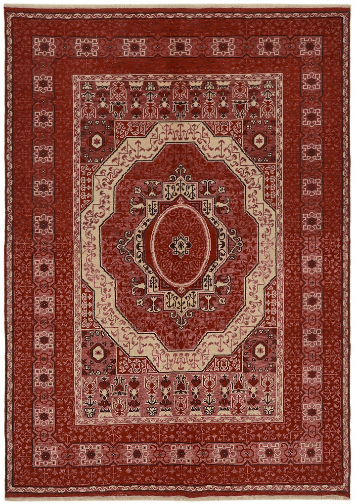 6x8 Red Oushak Rug - 44462