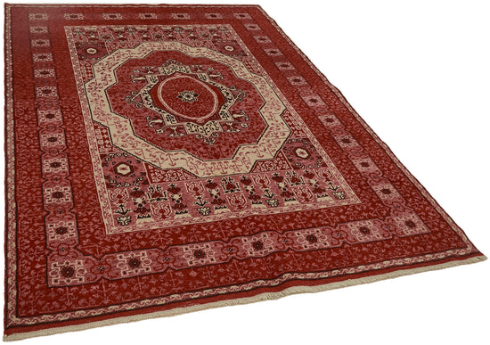 6x8 Red Oushak Rug - 44462