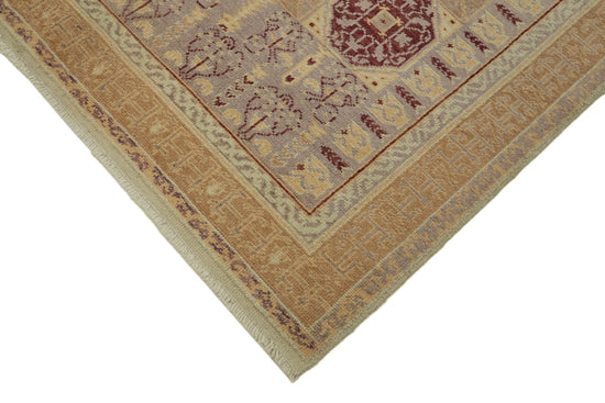 7x9 Beige Oushak Rug - 44471