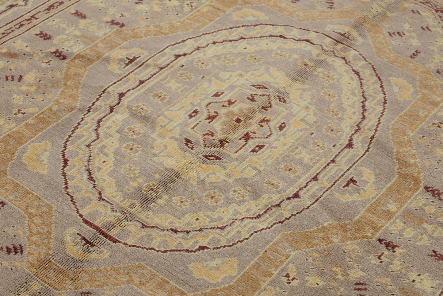 7x9 Beige Oushak Rug - 44471