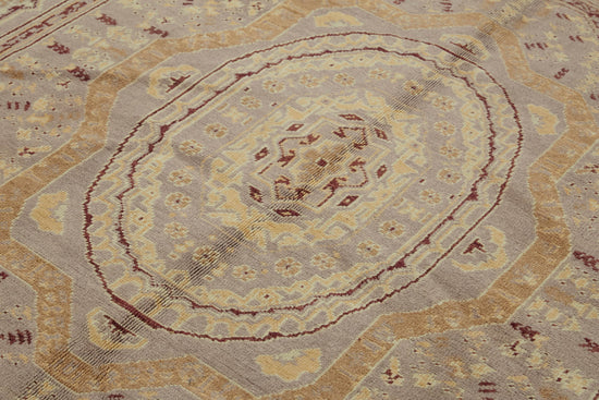 7x9 Beige Oushak Rug - 44471