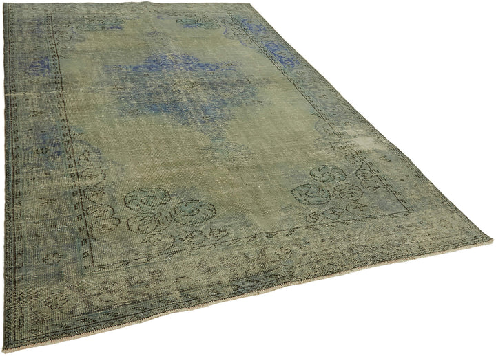 7x10 Blue Overdyed Rug - 44491