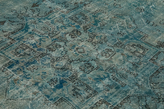 8x11 Blue Overdyed Rug - 44492