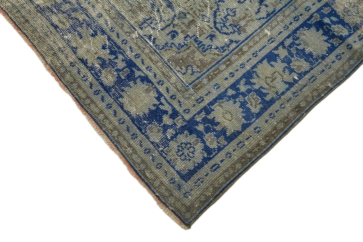 8x11 Blue Overdyed Rug - 44493